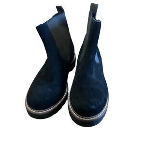 Dolce Vita Hawk H2O Women's Black Leather Waterproof Chelsea Boot Size 8M